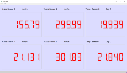 Q-LOG Inclinometer Display