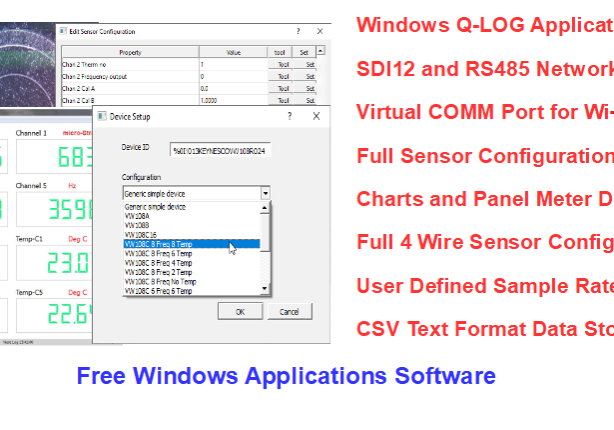 Q-LOG Vibrating Wire Application